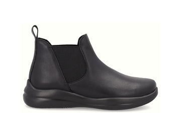 Frau Stivaletti Donna Beatles Comfort Tech in Pelle Nera A43N4-NERO