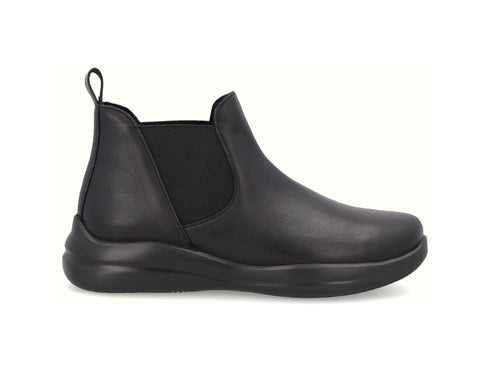 Frau Stivaletti Donna Beatles Comfort Tech in Pelle Nera A43N4-NERO