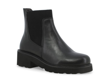 Melluso Women's Winter Upper Leather Ankle Boot Zipper