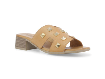 Melluso Ciabatta Casual Tacco Comodo Tomaia Pelle