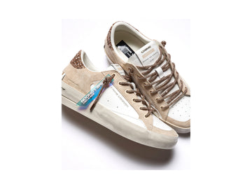 Crime London Sneakers Donna Skate Champagne Dust