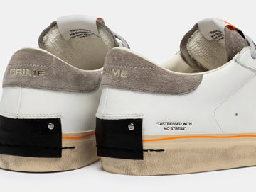 Crime London Sneaker Uomo Distressed 2.0 Moss Taupe