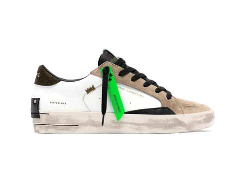 Crime London Sneakers Uomo Skate Green Army 10105