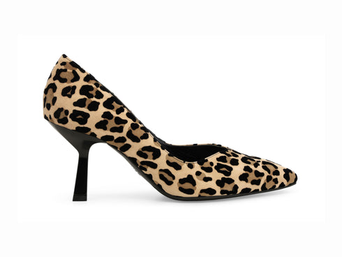 Melluso Décolleté Donna Leopardata in Camoscio con Tacco Spillo D5203-250875