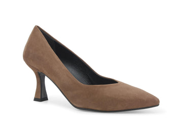 Melluso Elegant Pointed Pump Suede Leather Upper