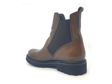 Felmini Donna Stivaletti Chelsea Tacco Basso Tomaia Pelle