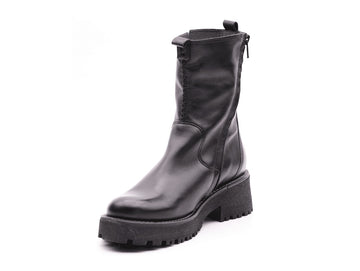 Felmini Winter Ankle Boots Side Zipper Leather Upper