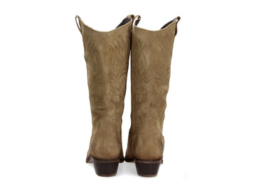 Felmini Western Boots Suede Leather Upper