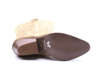 Felmini Western Boots Embroidery Suede Leather Upper