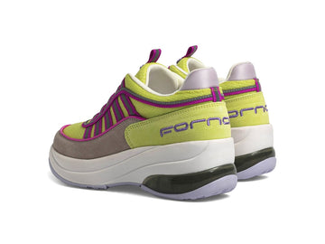 Fornarina UP Lime Multi Sneakers Platform Colorate Primavera Estate