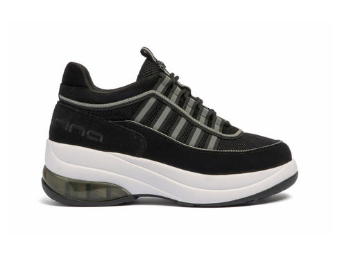 Fornarina Sneaker UP Nera Sportiva con Platform 