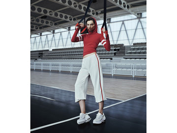 Fornarina Sneaker UP Bianca con Strass e Platform A/I