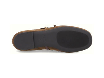 Frau Women's Mary Jane Flats in Fern Green Suede