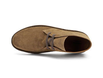 Frau Men's Suede Desert Boot in Beige