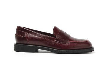 Frau Mocassino Donna Classico in Pelle Bordeaux 90Q2