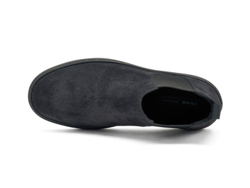 Frau Chelsea Boot for Men "City" in Blue Suede