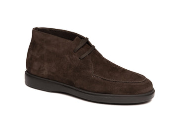 Frau Men's Lace-Up Ankle Boot Fall Winter Suede Leather Upper