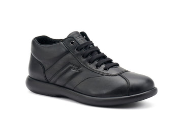 Frau Men's Mid-Height Lace-Up Shoes in Smooth Leather