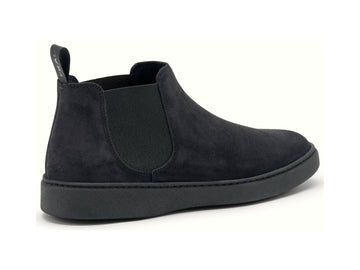 Frau Men's Chelsea Boots in Blue Suede