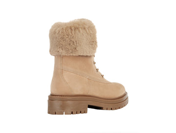Geox Women's Iridea Winter Boots Suede Leather Upper