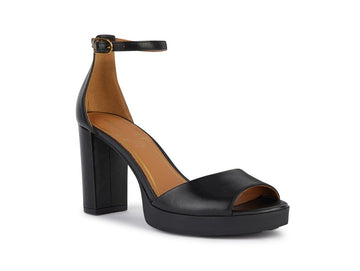Geox Pleasure High Sandals Ankle Strap Leather Upper