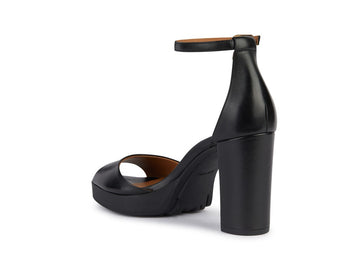 Geox Pleasure High Sandals Ankle Strap Leather Upper