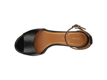 Geox Pleasure High Sandals Ankle Strap Leather Upper