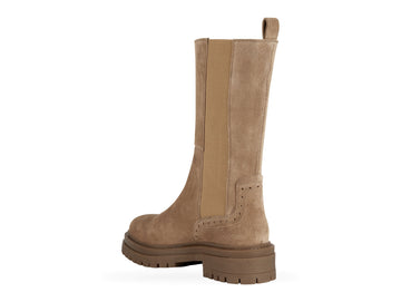 Geox Women's Iridea Chelsea Boots Suede Leather Upper