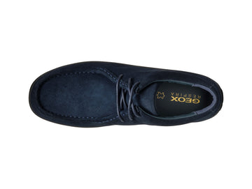 Geox Men's Spherica EC14 Ankle Boot in Navy Blue Suede