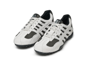 Geox Snake Men: The Iconic 2006 Sneaker in Off White/Dark Grey