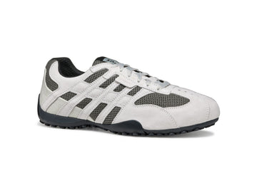 Geox Snake Men: The Iconic 2006 Sneaker in Off White/Dark Grey