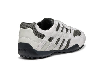 Geox Snake Men: The Iconic 2006 Sneaker in Off White/Dark Grey