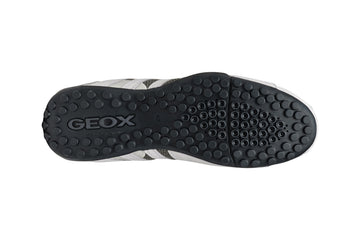 Geox Snake Men: The Iconic 2006 Sneaker in Off White/Dark Grey
