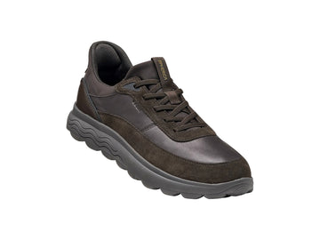 Geox Men's Sneakers Spherica Plus in Dark Brown