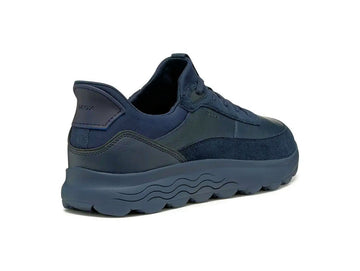 Geox Men's Sneakers Spherica Plus Slip-in in Navy Blue