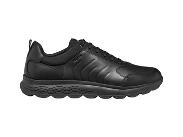 Geox Uomo Spherica Sneakers Lacci Autunno Inverno Tomaia Pelle Nera U46BYB