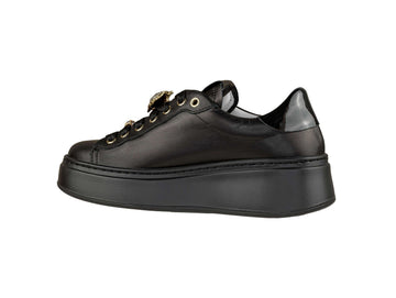 Gio+ PIA258 Sneakers Made in Italy Jewel Heart Leather Upper