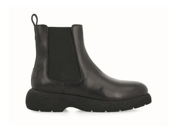 Gioseppo Stivaletti Chelsea Donna in Pelle Nera Sostenibile 73625