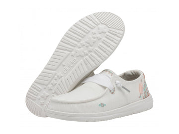 Hey Dude Women's Summer Wendy Flora in chambray fabric