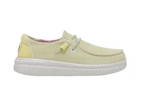 Hey Dude Scarpe Donna Estive Wendy Rise Stretch Lemon
