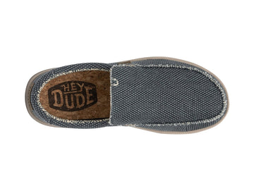 Hey Dude Mikka Braided Summer Shoes Deep Blue Slip On