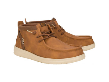 Hey Dude Wally Mid Shoes Men Fall Winter Upper Eco Leather