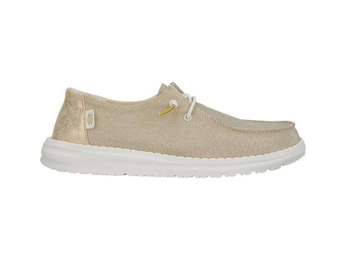 Hey Dude Scarpe Donna Estive Wendy Metallic Sparkle Oro Gold 41082-710
