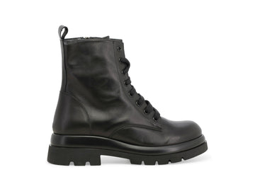 Melluso Anfibi Donna in Pelle Nera con Zip R45385Q-264676
