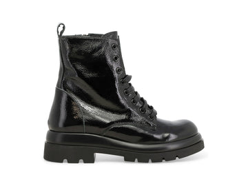 Melluso Anfibi Donna in Vernice Nera con Zip R45385Q-264677
