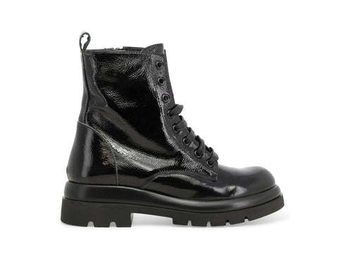 Melluso Anfibi Donna in Vernice Nera con Zip R45385Q-264677