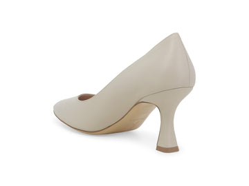 Melluso Décolleté Pelle Beige - Dettaglio tacco D160Q-257236
