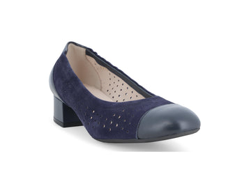 Melluso Décolleté Donna Blu comode - N411Q-256941
