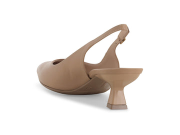 Melluso Décolleté Pelle Beige - Dettaglio tacco D201-255597