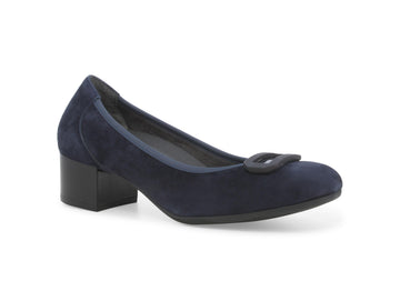 Melluso Fall Winter Low Heel Pumps Suede Leather Upper